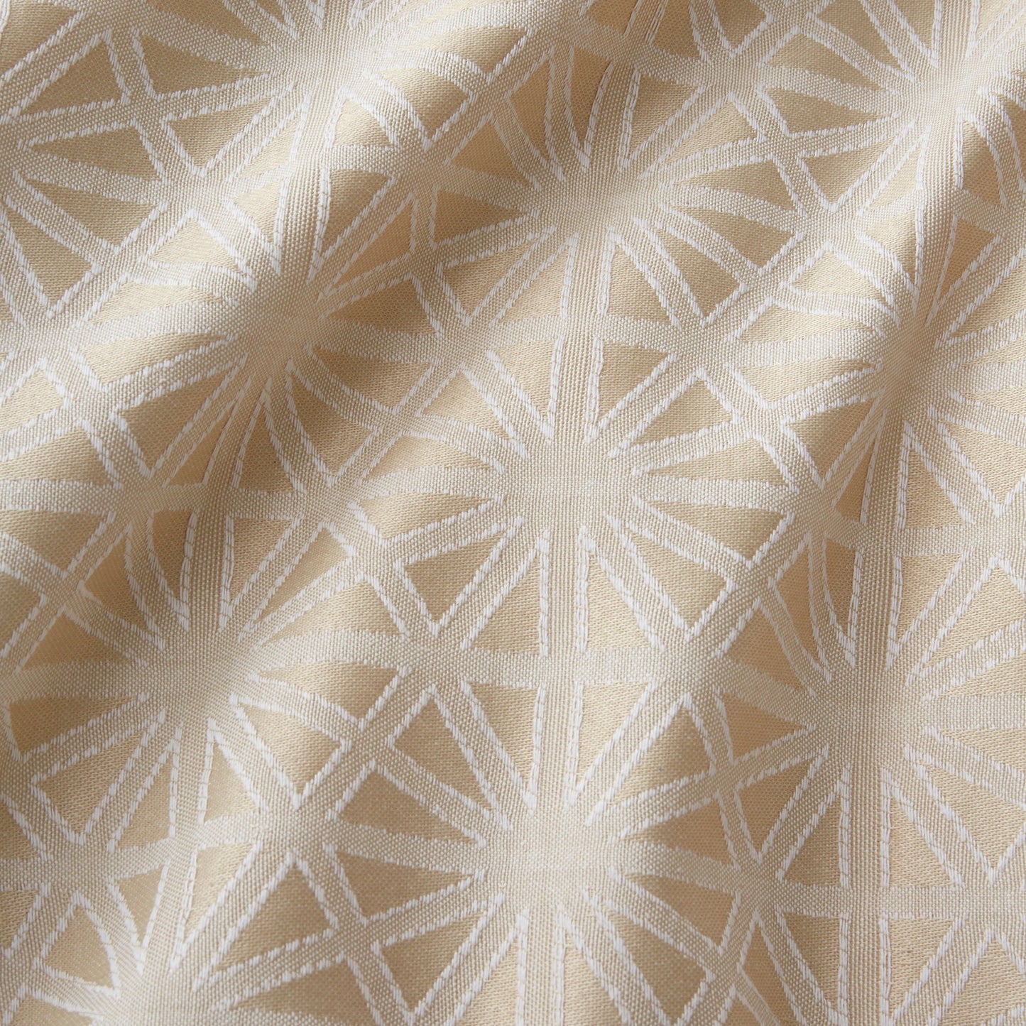 Geo Jacquard Duvet Cover Set in Natural - Duvet Cover Set - Appletree
