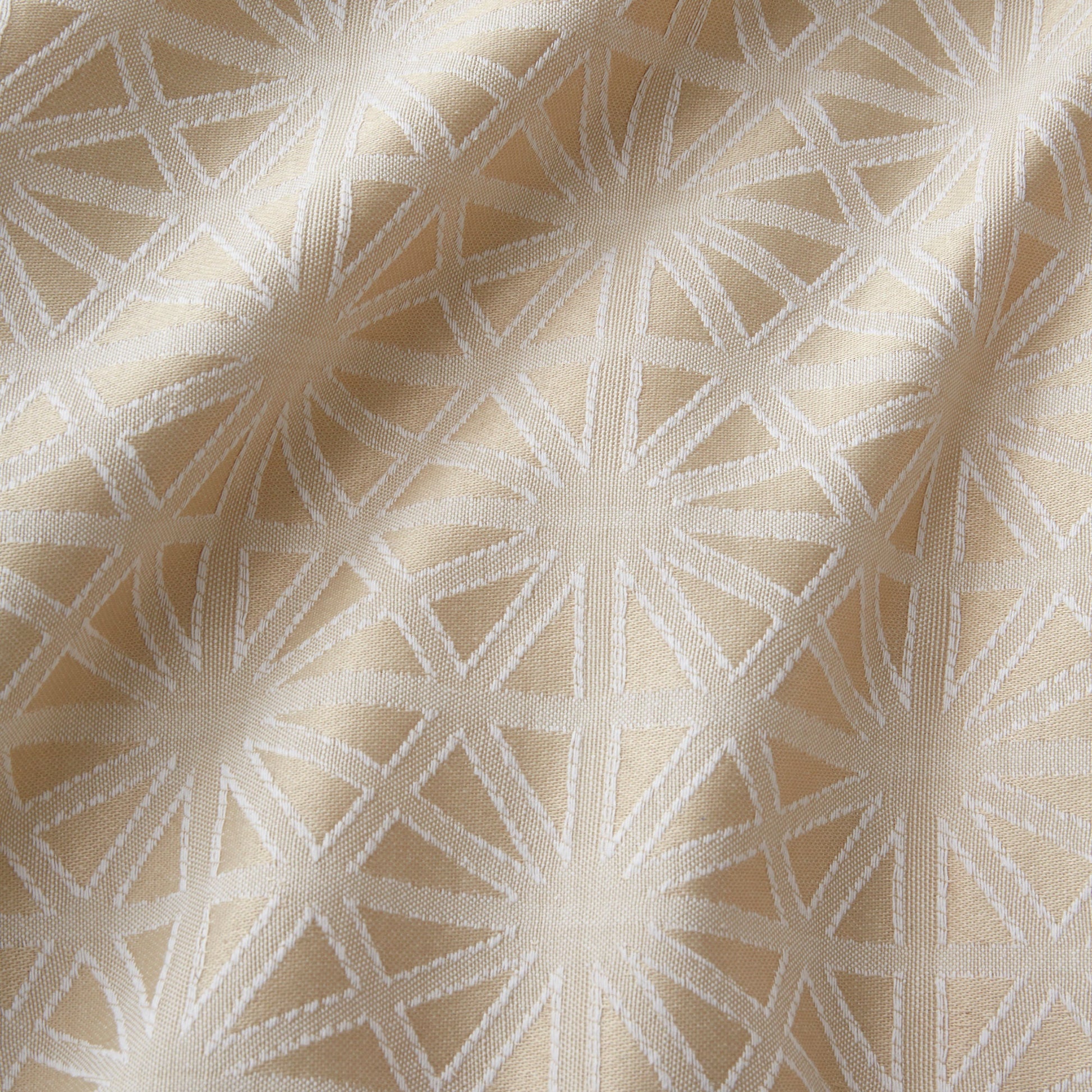 Geo Jacquard Duvet Cover Set in Natural - Duvet Cover Set - Appletree