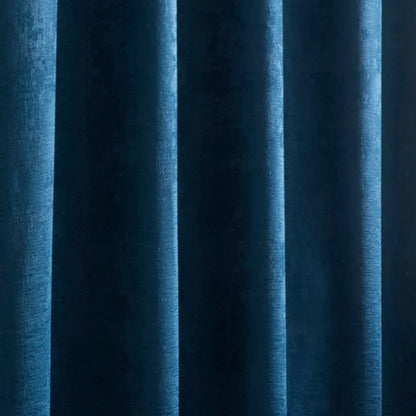 Galaxy Pair of Pencil Pleat Curtains by Fusion in Teal - Pair of Pencil Pleat Curtains - Fusion