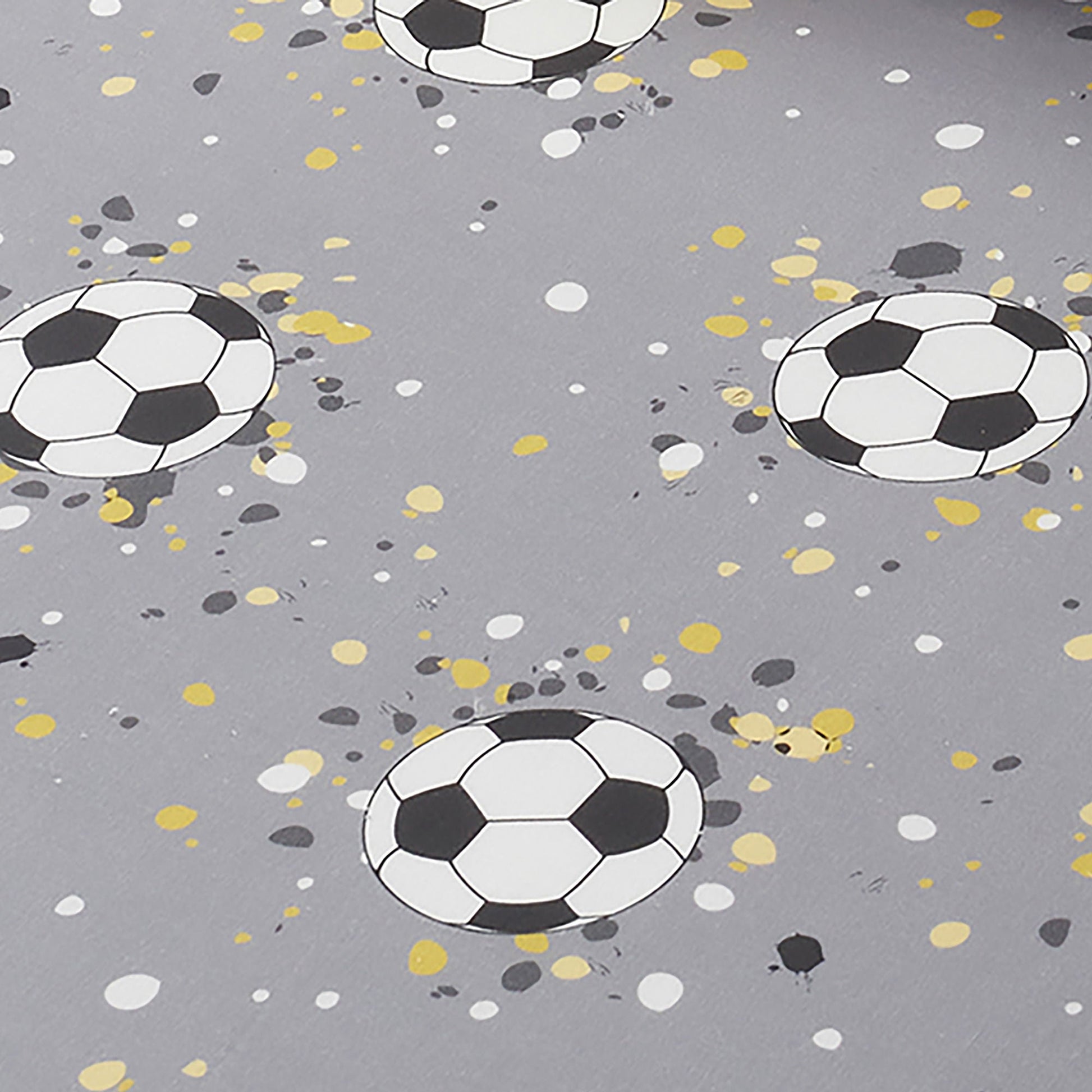 Goal 25cm Fitted Bed Sheet by Bedlam in Gold - 25cm Fitted Bed Sheet - Bedlam