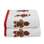 Gingerbread Hand Towel (2 pack) by Fusion Christmas in White 50 x 90cm - Hand Towel (2 pack) - Fusion Christmas