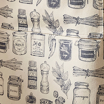 Ulster Weavers Herbs & Spices Apron - Cotton One Size in Grey - Apron - Ulster Weavers