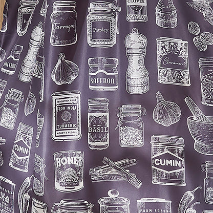 Ulster Weavers Herbs & Spices Foldable Tote Bag Medium in Grey - Roll-Up Bag - Ulster Weavers
