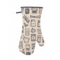 Ulster Weavers Herbs & Spices Gauntlet Oven Glove One Size in Grey - Gauntlet Oven Glove - Ulster Weavers
