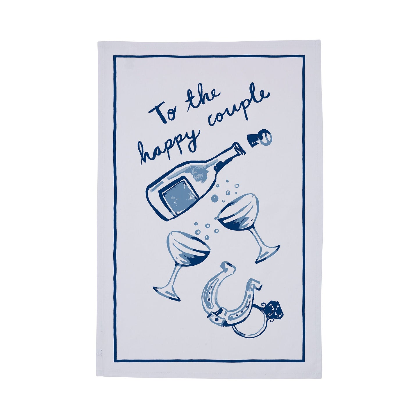 Ulster Weavers Happy Couple Tea Towel - Cotton One Size in Multi - Tea Towel - Ulster Weavers