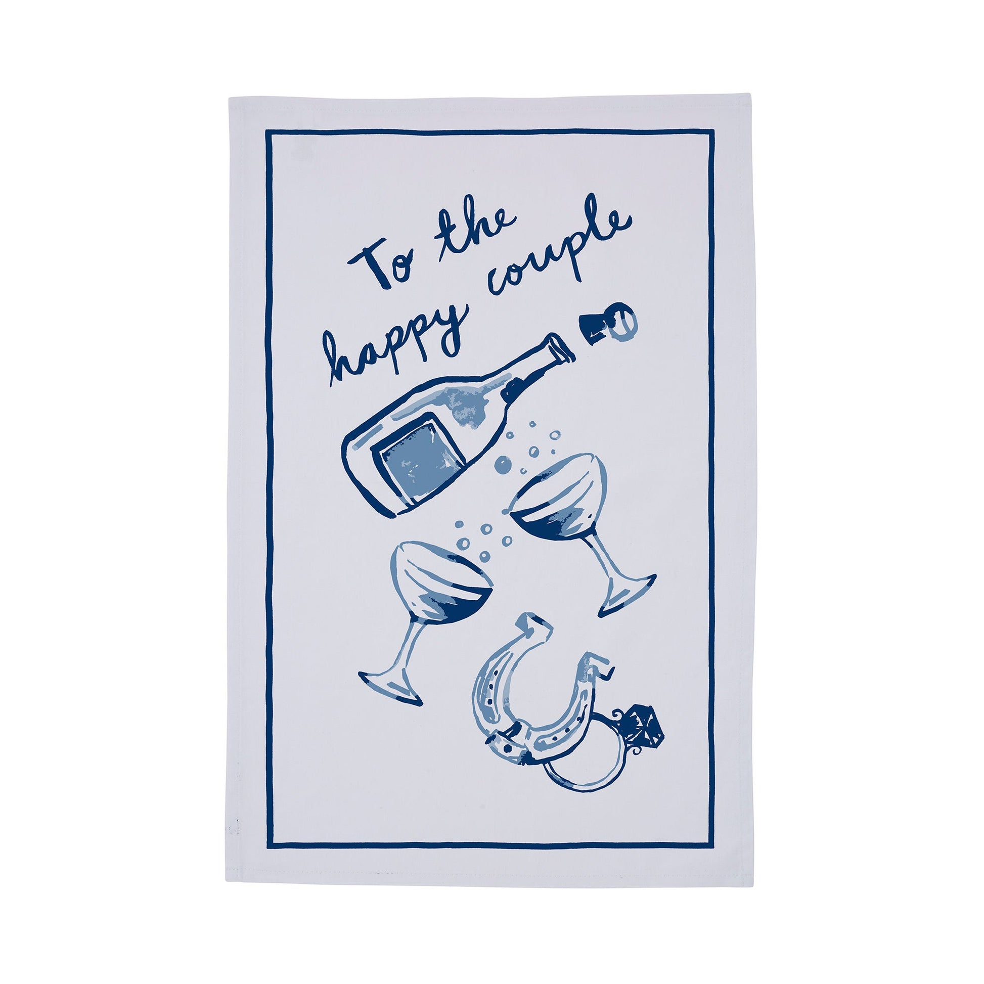 Ulster Weavers Happy Couple Tea Towel - Cotton One Size in Multi - Tea Towel - Ulster Weavers