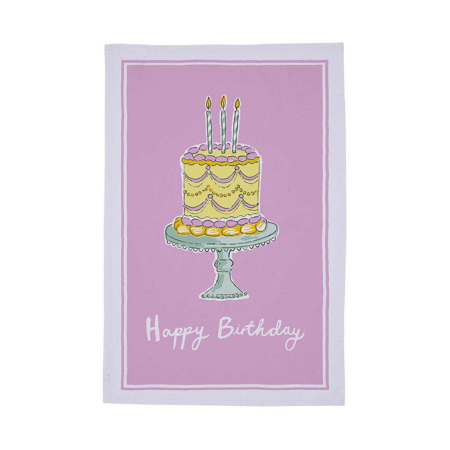 Ulster Weavers Happy Birthday Tea Towel - Cotton One Size in Multi - Tea Towel - Ulster Weavers
