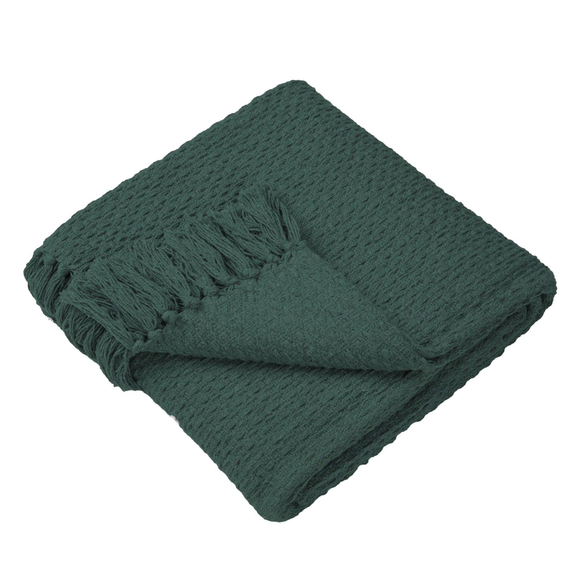 Hayden Bedspread by Drift Home in Green 200cm x 200cm - Bedspread - Drift Home