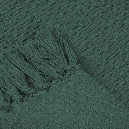 Hayden Throw by Drift Home in Green 130 x 180cm - Throw - Drift Home
