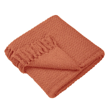 Hayden Bedspread by Drift Home in Terracotta 200cm x 200cm - Bedspread - Drift Home