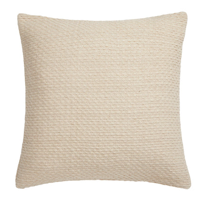 Hayden Filled Cushion by Drift Home in Cream 43 x 43cm - Filled Cushion - Drift Home