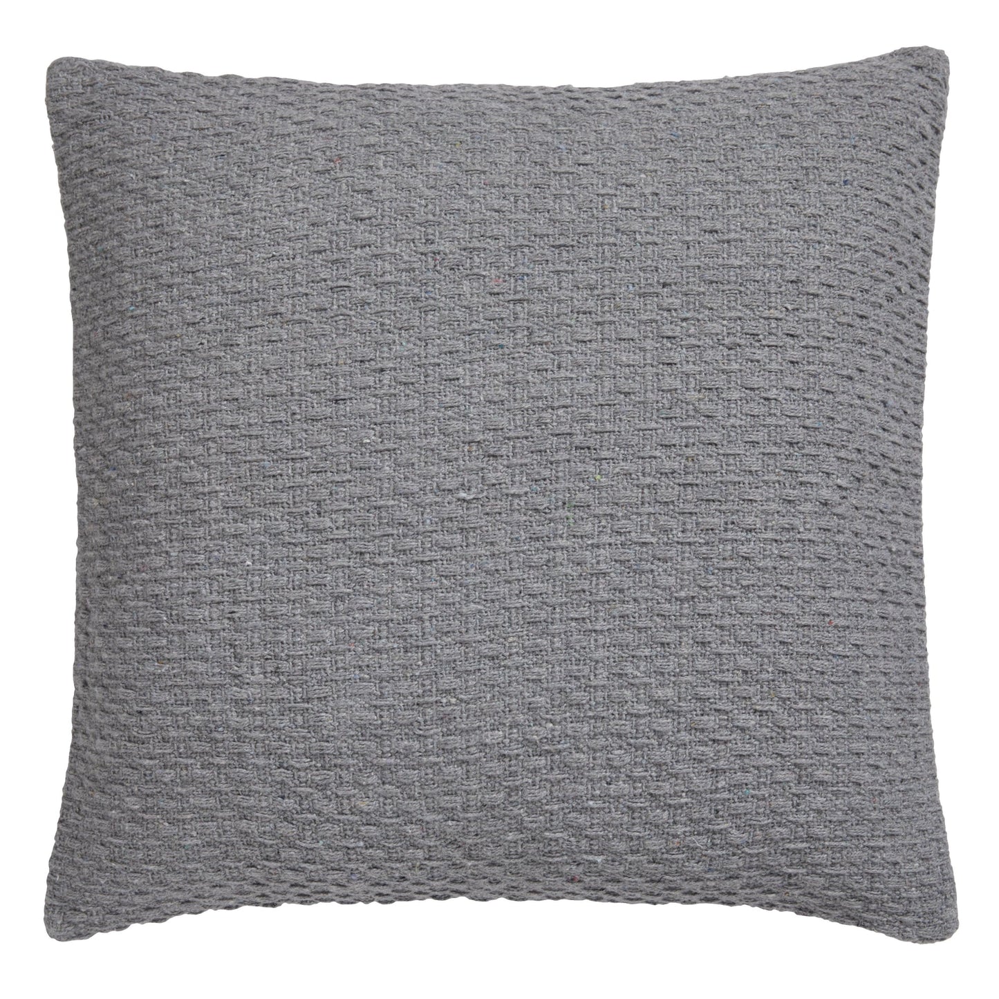 Hayden Filled Cushion by Drift Home in Grey 43 x 43cm - Filled Cushion - Drift Home
