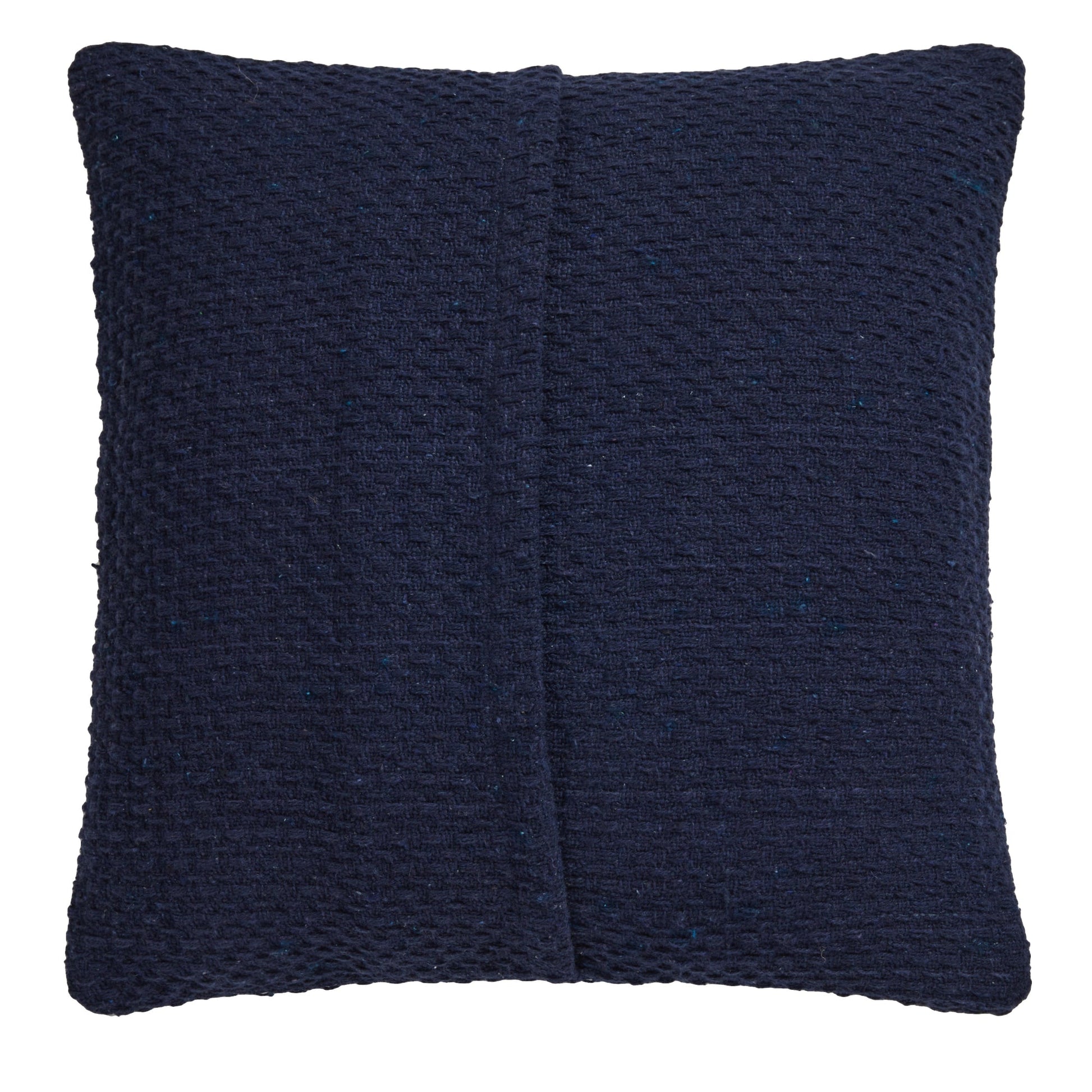 Hayden Filled Cushion by Drift Home in Navy 43 x 43cm - Filled Cushion - Drift Home