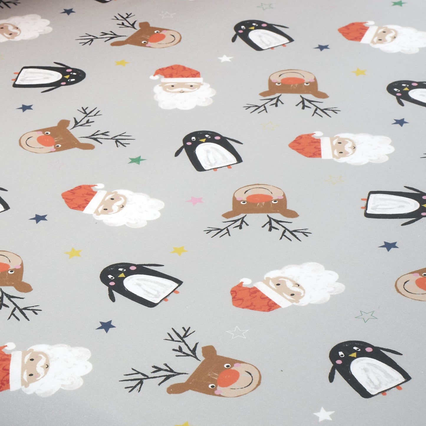 Ho Ho Ho 25cm Fitted Bed Sheet by Bedlam in Red Single - 25cm Fitted Bed Sheet - Bedlam