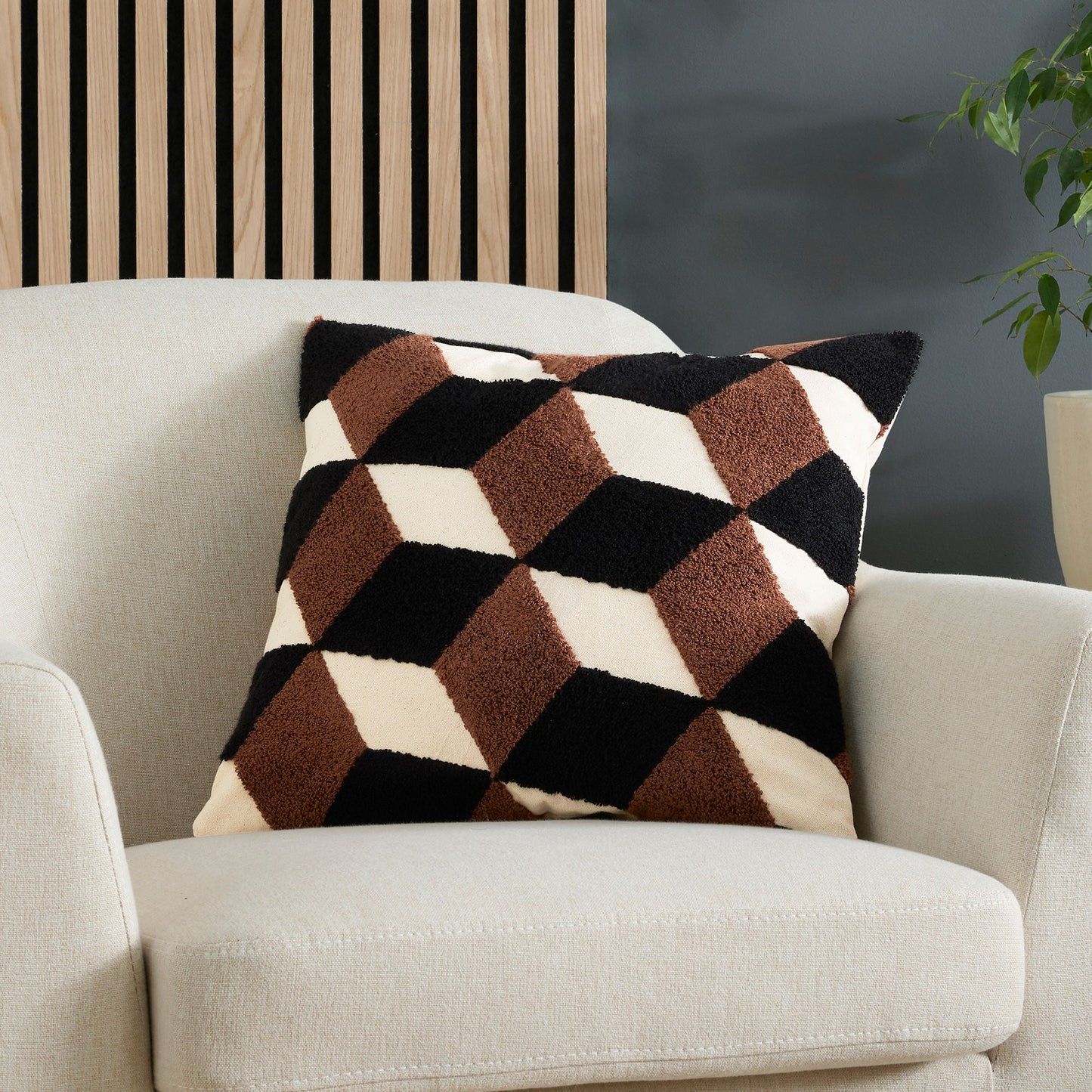 Jett Cushion in Multicolour 43 x 43cm - Cushion - Appletree