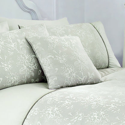 Jasmine Cushion in Green 43 x 43cm - Cushion - Dreams & Drapes
