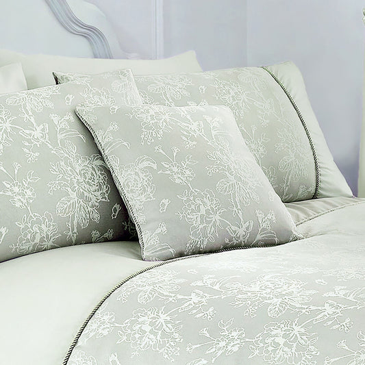 Jasmine Cushion in Green 43 x 43cm - Cushion - Dreams & Drapes