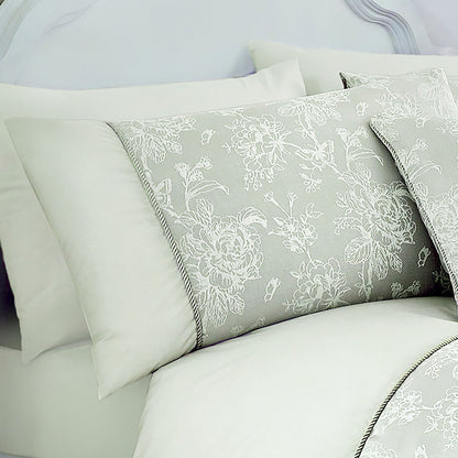Jasmine Duvet Cover Set in Green - Duvet Cover Set - Dreams & Drapes