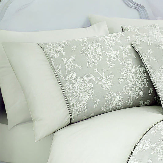 Jasmine Duvet Cover Set in Green - Duvet Cover Set - Dreams & Drapes