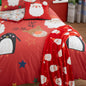 Jolly Santa Throw by Dreams & Drapes Design in Red 120 x 150cm - Throw - Dreams & Drapes Design