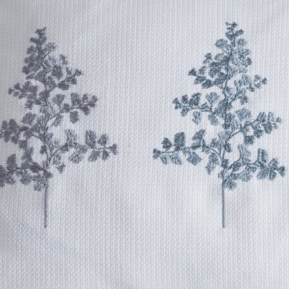 Linden Fern Cushion by Dreams & Drapes in Grey 28 x 38cm - Cushion - Dreams & Drapes
