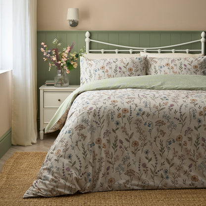 Meadow Floral Duvet Cover Set in Multi - Duvet Cover Set - D & D