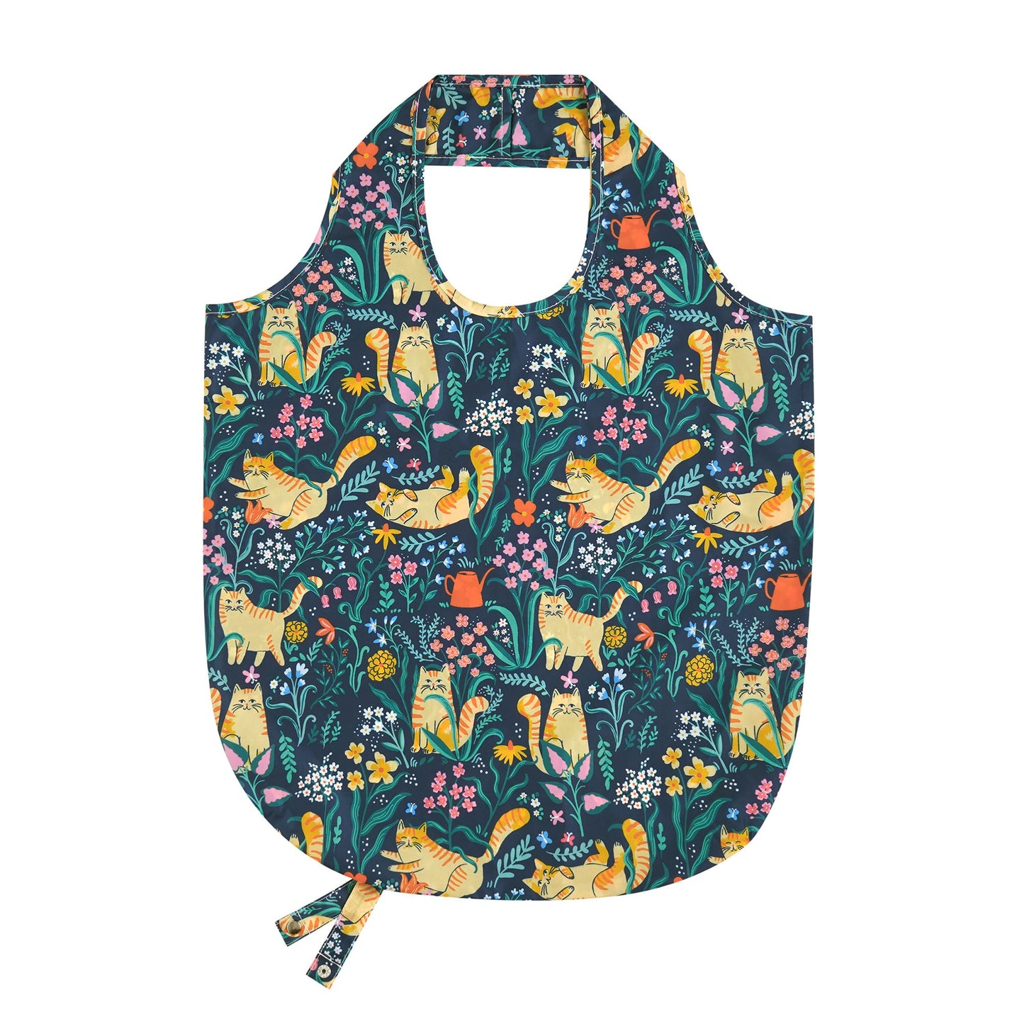 Marmalade Meadow Foldable Tote Bag Medium in Navy