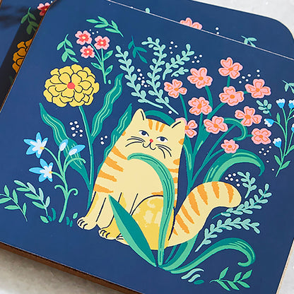 Marmalade Meadow Coasters 4 Pack in Navy