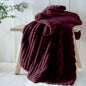 Morritz Bedspread in Burgundy 130 x 180cm - Bedspread - Appletree