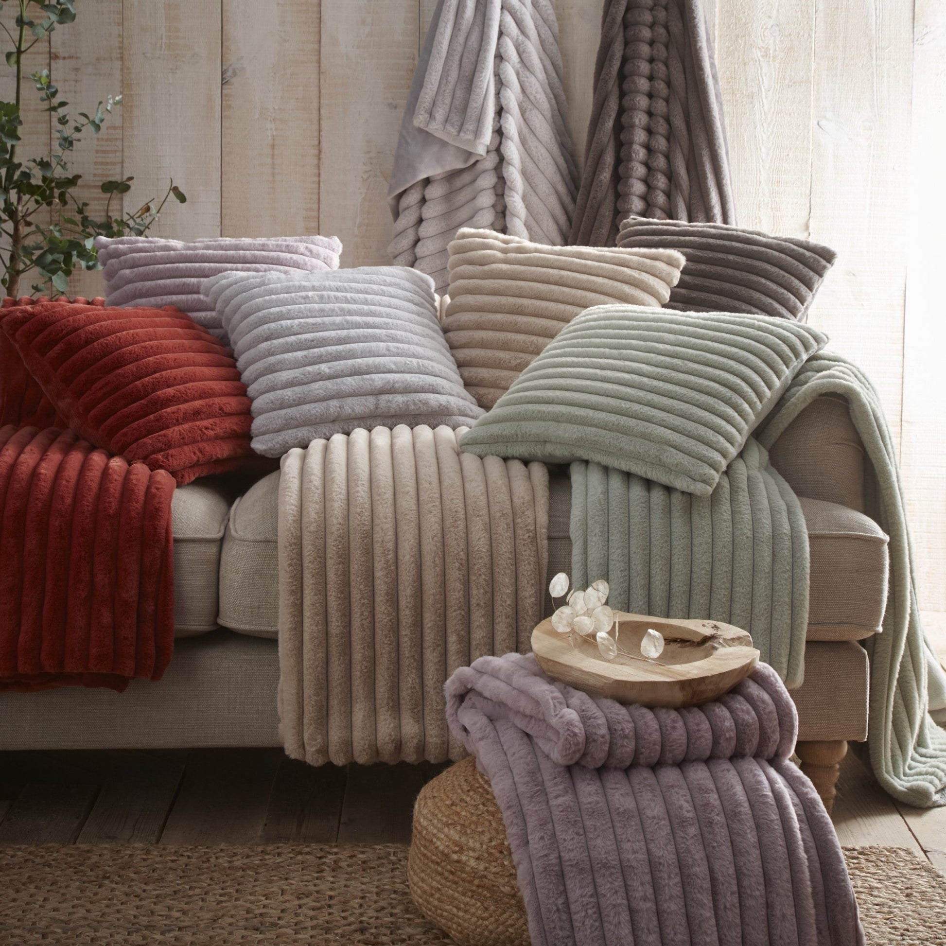 Morritz Bedspread by Appletree Hygge in Charcoal 130cm x 180cm - Bedspread - Appletree Hygge
