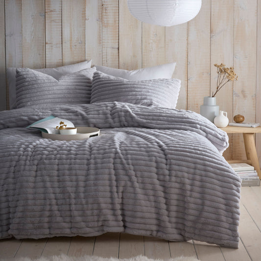 Morritz Duvet Cover Set in Grey - Duvet Cover Set - Appletree