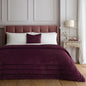 Melanie Bedspread in Berry 150 x 220cm - Bedspread - Soiree