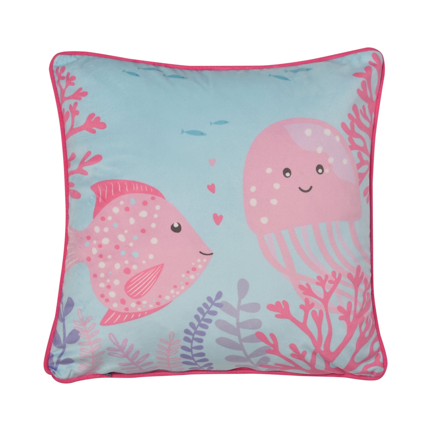 Mermaid Vibes Cushion by Bedlam in Pink 43 x 43cm - Cushion - Bedlam