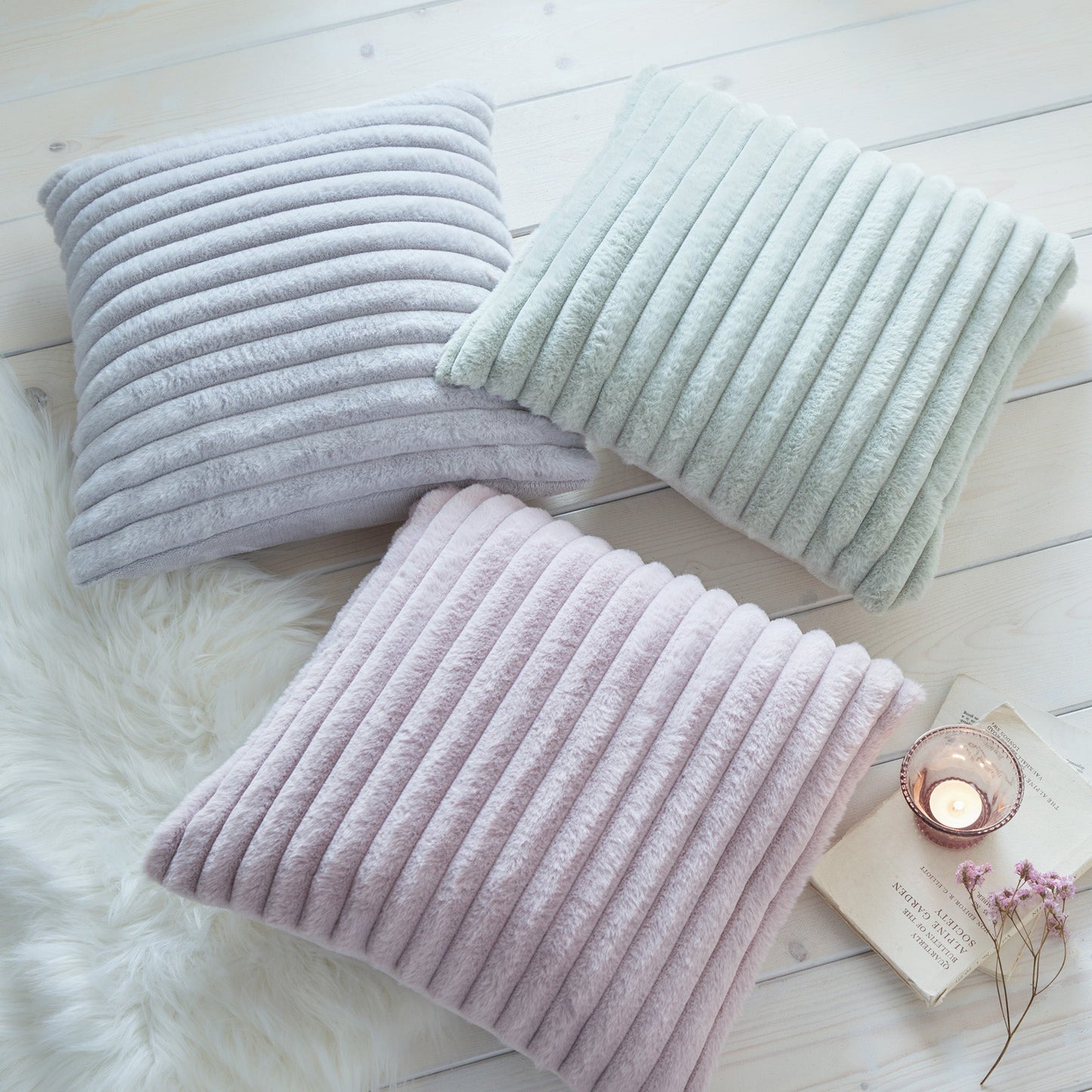 Morritz Cushion by Appletree Hygge in Grey 43 x 43cm - Cushion - Appletree Hygge