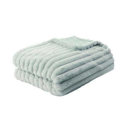 Morritz Throw by Appletree Hygge in Green 130 x 180cm - Throw - Appletree Hygge