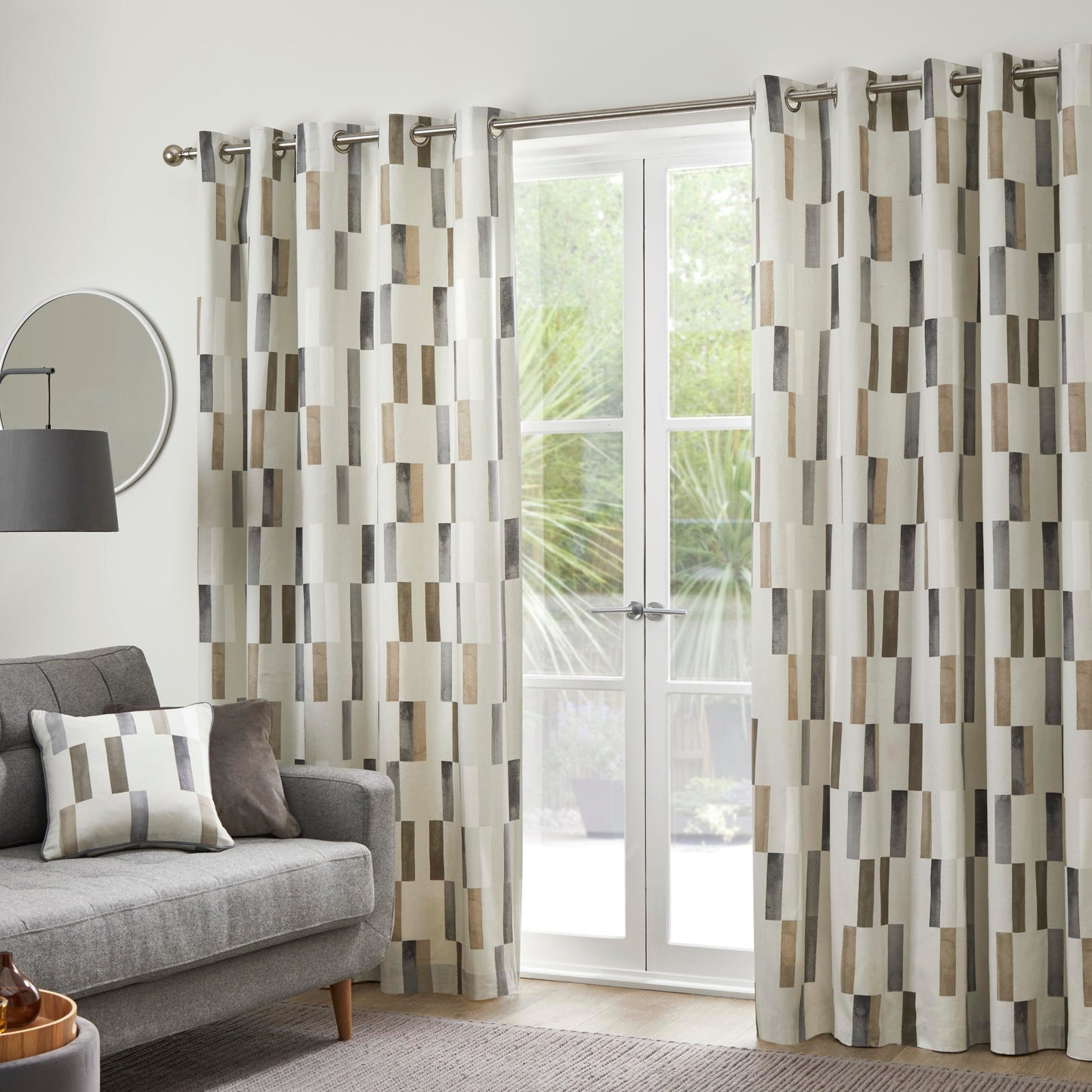 Oakland Filled Cushion by Fusion in Natural 43 x 43cm - Filled Cushion - Fusion