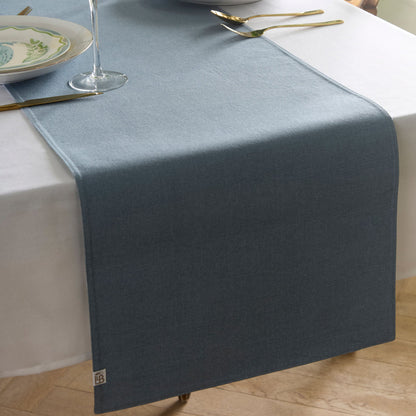 Palm Court Table Runner in Green 230 x 40cm - Table Runner - Laurence Llewelyn-Bowen