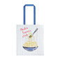 Pasta Lovers Club Tote Shopping Bag in Yellow