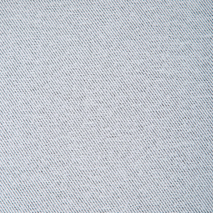 Plain Twill Pair of Eyelet Curtains in Silver