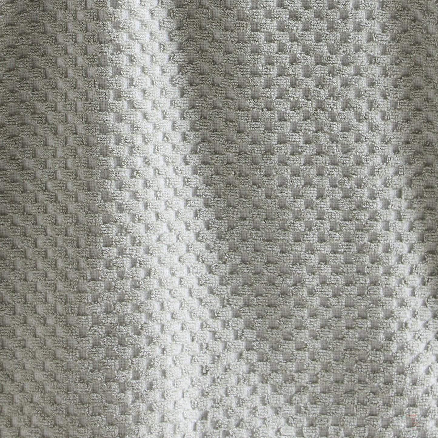 Popcorn Check Towels in Green