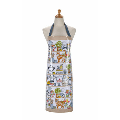 Ulster Weavers Pantry Cats Apron - PVC/Oilcloth One Size in Multi - Apron - Ulster Weavers