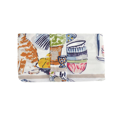 Ulster Weavers Pantry Cats Foldable Tote Bag Medium in Multi - Roll-Up Bag - Ulster Weavers