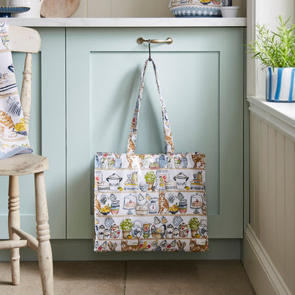 Ulster Weavers Pantry Cats PVC Coated Tote Bag Medium in Multi - Bag - Ulster Weavers