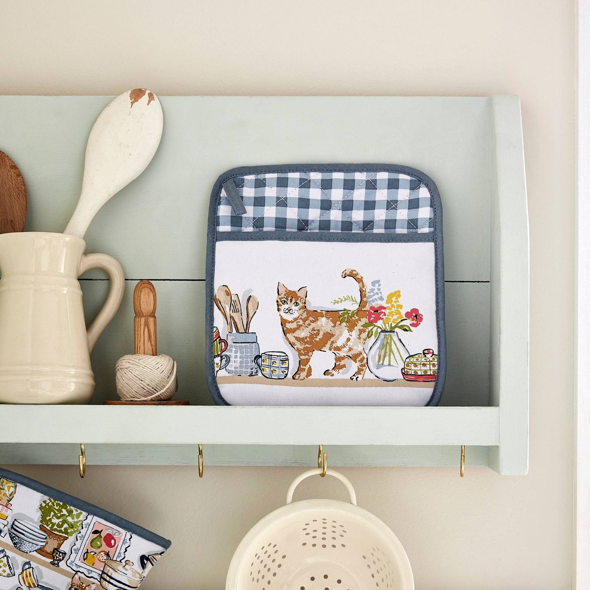Ulster Weavers Pantry Cats Pot Mitt One Size in Multi - Pot Mitt - Ulster Weavers
