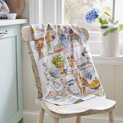 Ulster Weavers Pantry Cats Tea Towel - Cotton One Size in Multi - Tea Towel - Ulster Weavers