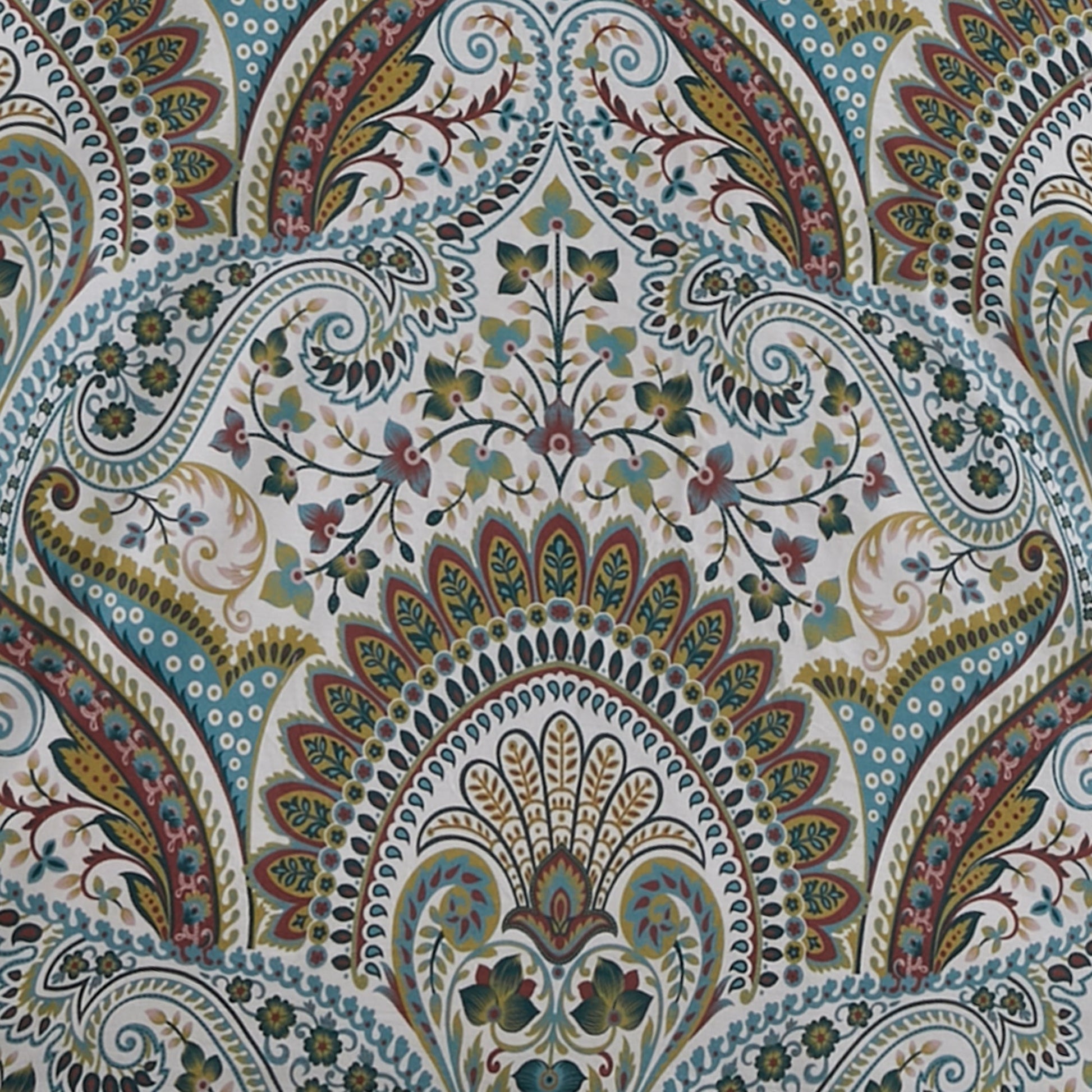 Palais Duvet Cover Set by Dreams & Drapes Design in Teal - Duvet Cover Set - Dreams & Drapes Design