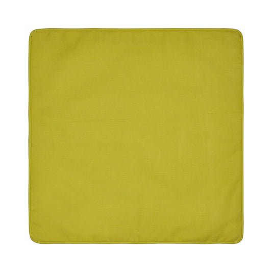 Plain Dye Filled Cushion by Fusion in Ochre 43 x 43cm - Filled Cushion - Fusion