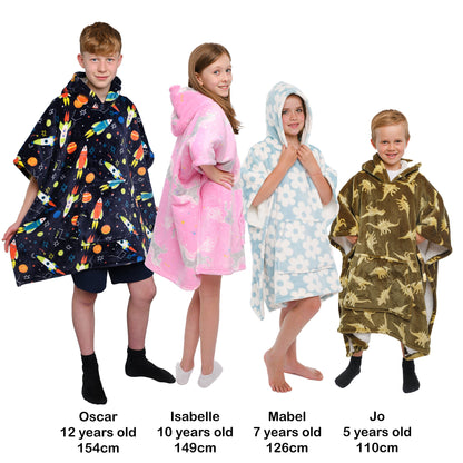 Unicorn Hooded Throw by Bedlam in Pink 75 x 92.5cm - Hooded Throw - Bedlam