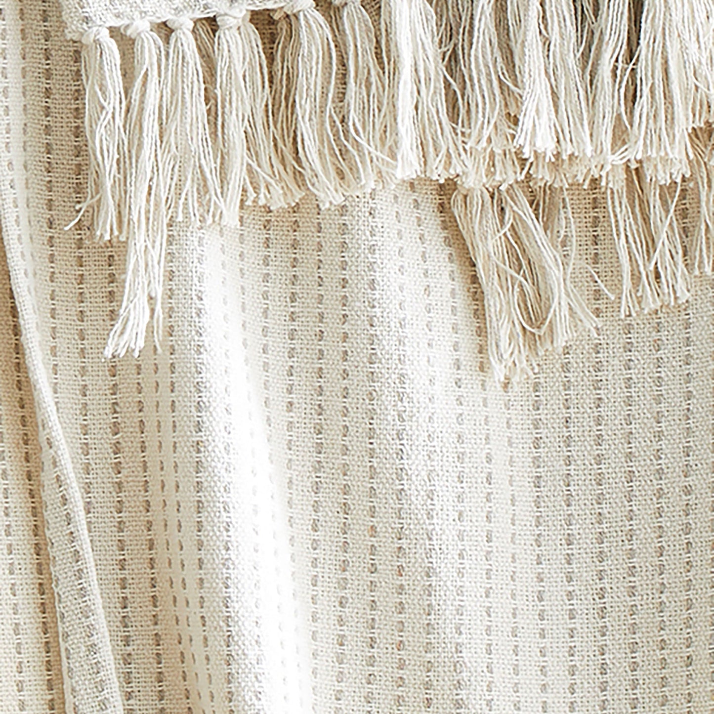 Quinn Throw in Cream 130 x 180cm - Throw - Drift