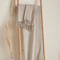 Quinn Throw by Drift Home in Natural 130 x 180cm - Throw - Drift Home